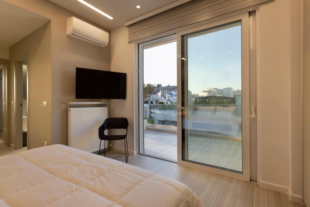 Ueber Lux 2 Bedroom New Penthouse With Acropolis View Афины Экстерьер фото