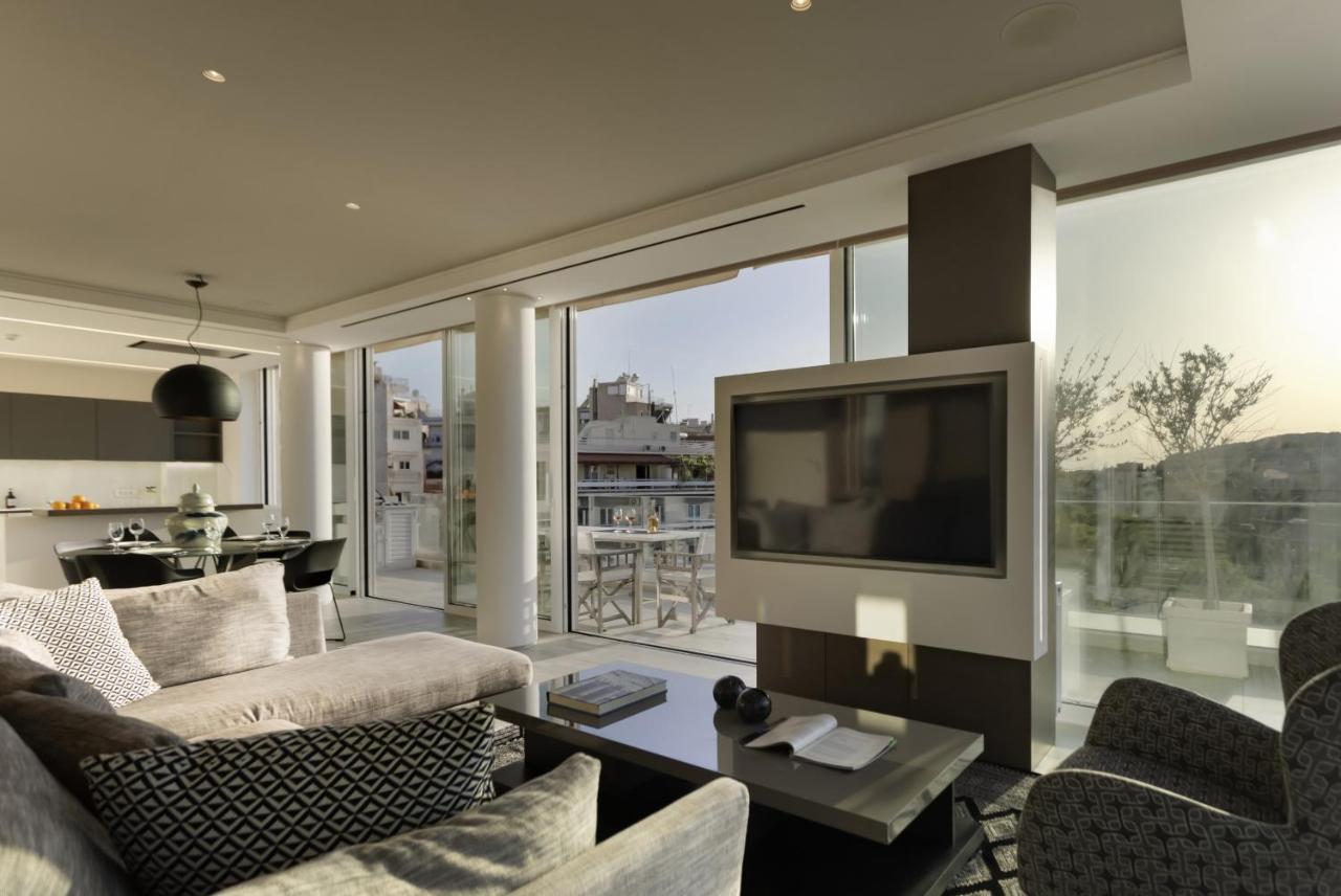 Ueber Lux 2 Bedroom New Penthouse With Acropolis View Афины Экстерьер фото