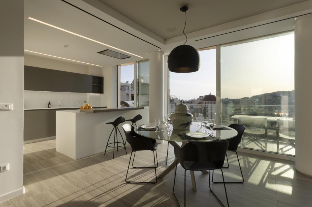 Ueber Lux 2 Bedroom New Penthouse With Acropolis View Афины Экстерьер фото